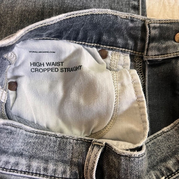 7 for all mankind high waist cropped straight - Picture 6 of 9